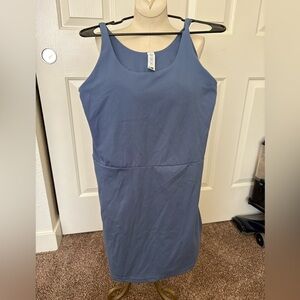 Stylish Blue Midi Dress